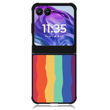Pride Rainbow Stripes Motorola Moto Razr Plus 2024 , Moto Razr+ 2024 Case