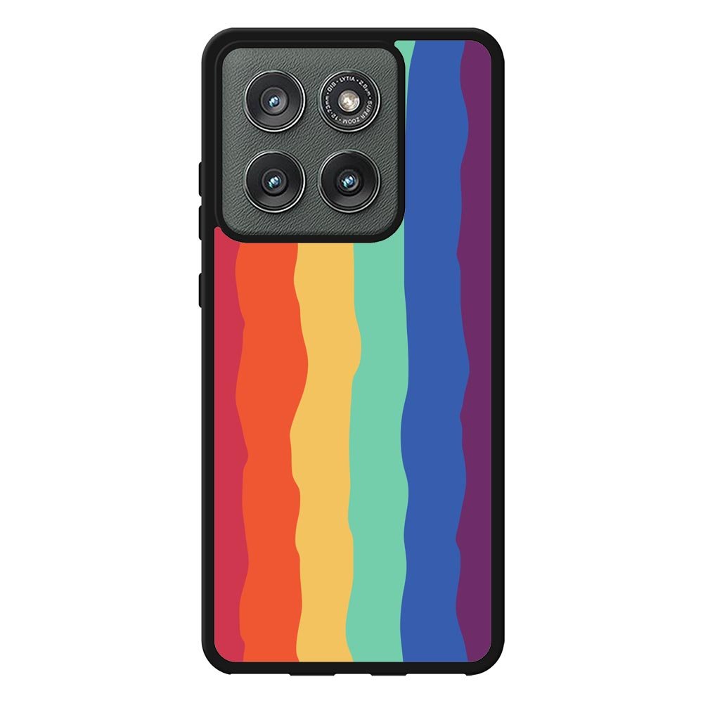 Pride Rainbow Stripes Motorola Moto Edge 2025 Case