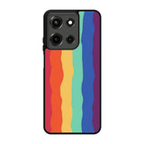 Pride Rainbow Stripes Motorola Moto G 5G 2025 Case OV6735