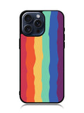 Pride Rainbow Stripes iPhone 15 Pro Case OV8576