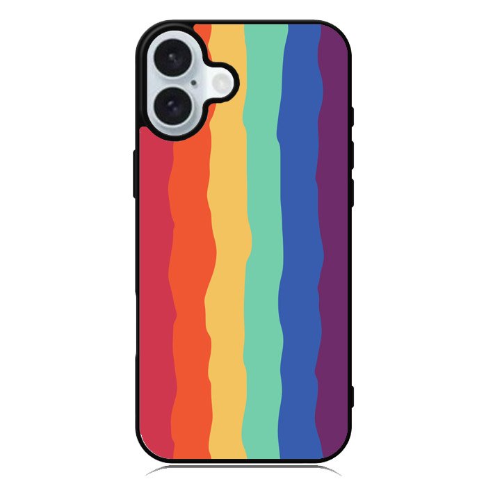 Pride Rainbow Stripes iPhone 16 Case
