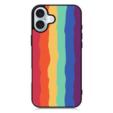Pride Rainbow Stripes iPhone 16 Plus Case