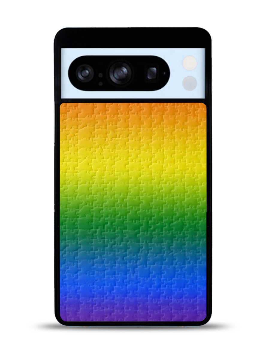 Puzzle Rainbow Google Pixel 8 Pro Case QC8577