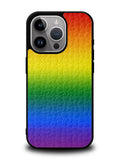 Puzzle Rainbow iPhone 16 Pro Case OV8577