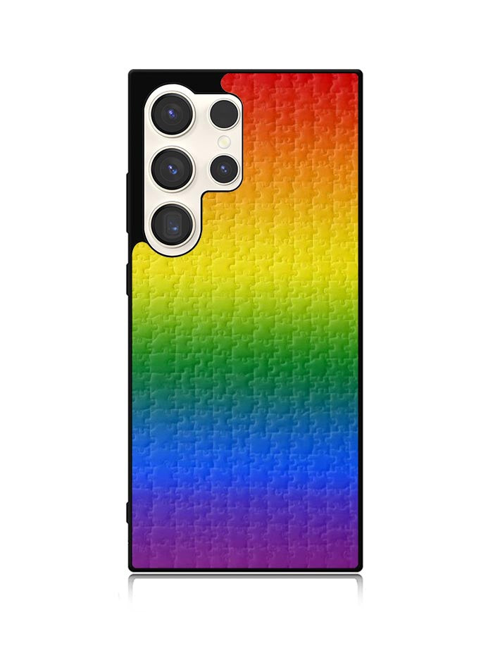 Puzzle Rainbow Samsung Galaxy S25 Ultra 5G Case QC8577