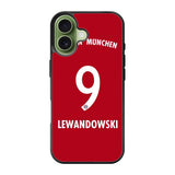 Lewandowski Bayern Munchen iPhone 17 Case OV8587