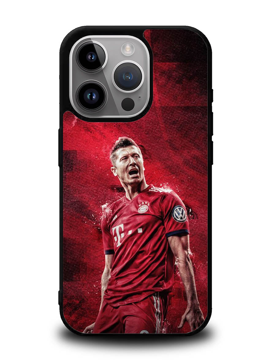 Bayern Munchen Lewandowski iPhone 16 Pro Max Case OV8591