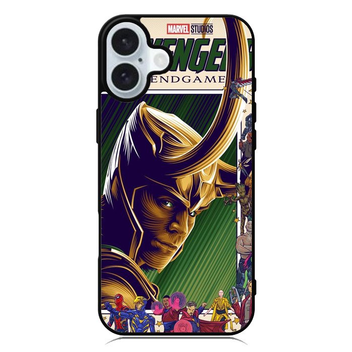 Loki End Game iPhone 16 Plus Case QC8612