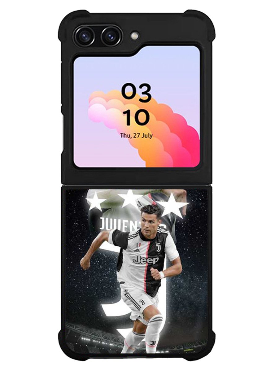 Star of Juventus Ronaldo Samsung Galaxy Z Flip 5 5G 2023 Case OV8616