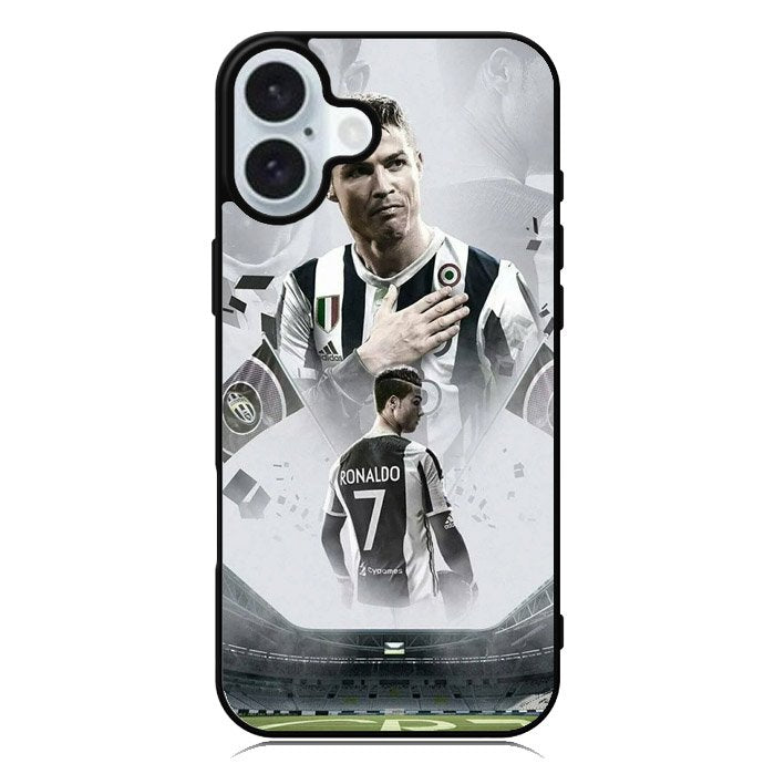 Juventus Ronaldo 7 iPhone 16 Case QC8625