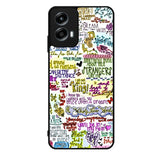 Disney Song Lyrics Motorola Moto G Play 2024 Case OV4702
