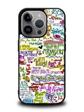 Disney Song Lyrics iPhone 16 Pro Case OV4702