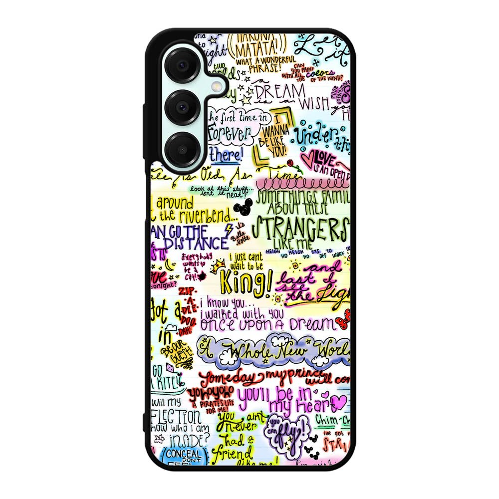 Disney Song Lyrics Samsung Galaxy A16 Case OV4702