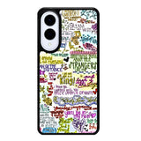 Disney Song Lyrics Samsung Galaxy S25 Edge 5G Case OV4702