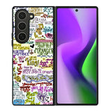 Disney Song Lyrics Samsung Galaxy Z Fold 6 5G 2024 Case OV4702