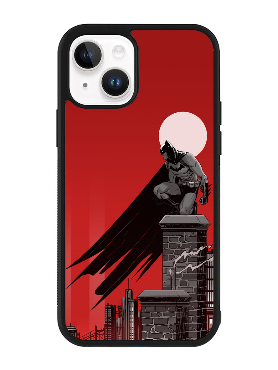 Batman Red Moonlight iPhone 14 Plus Case QC4092
