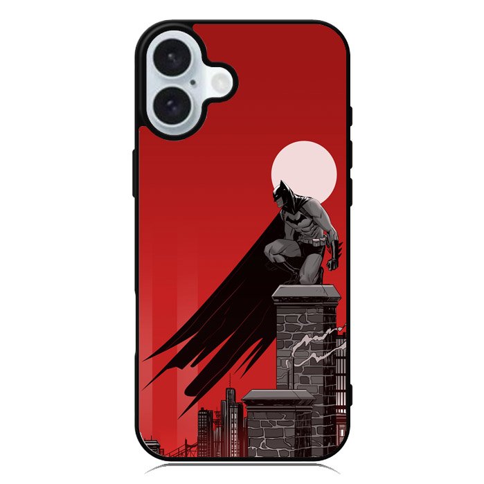 Batman Red Moonlight iPhone 16 Case QC4092