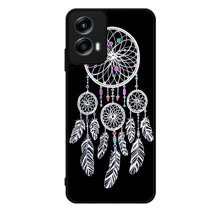 Black Dream Catcher Motorola Moto G Play 2024 Case OV4163