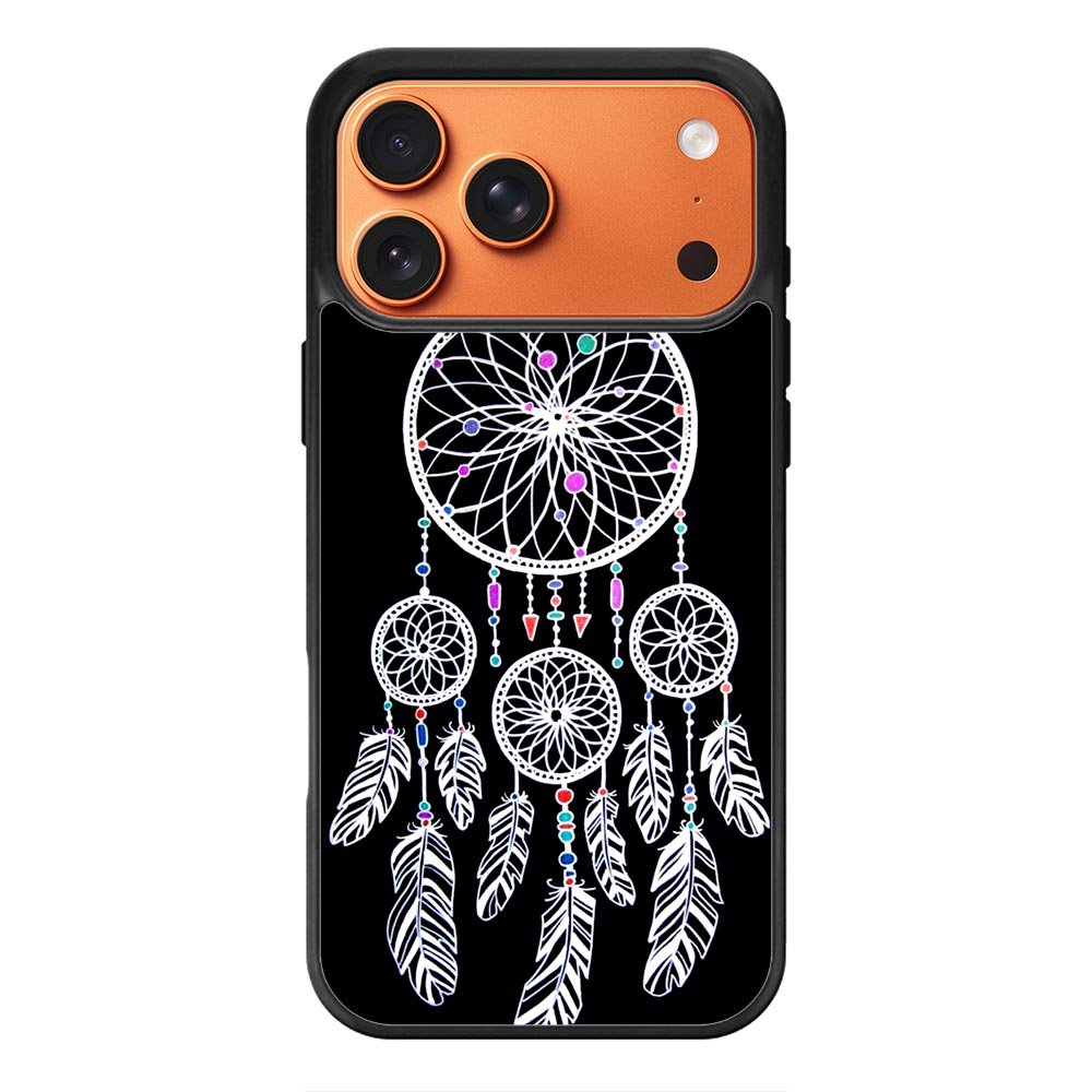 Black Dream Catcher iPhone 17 Pro Case QC4163