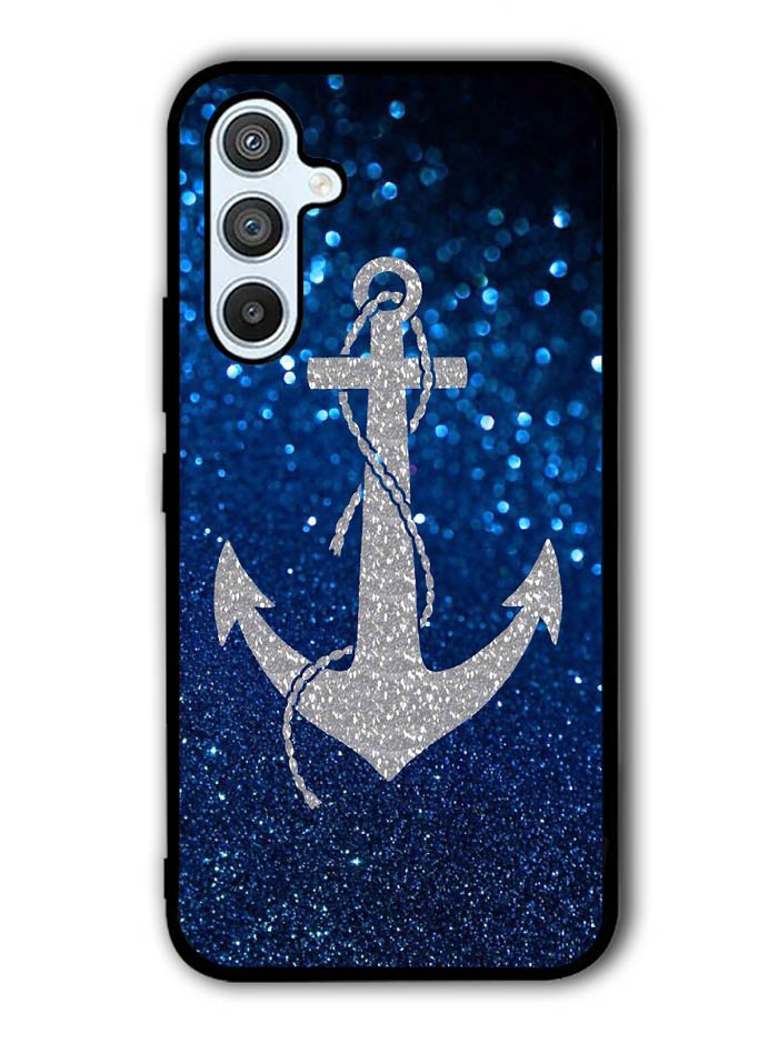 Blue Glitters Anchor Samsung Galaxy A14 5G Case QC4188