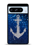 Blue Glitters Anchor Google Pixel 8 Pro Case QC4188