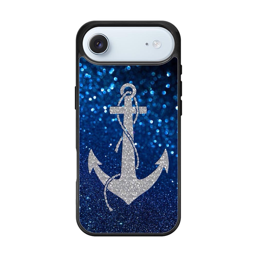 Blue Glitters Anchor iPhone Air Case QC4188