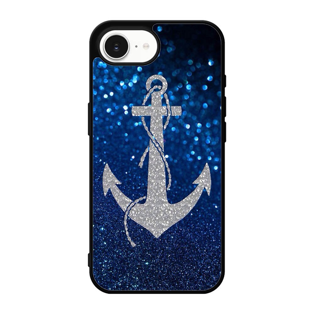 Blue Glitters Anchor iPhone 17e Case OV4188