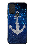Blue Glitters Anchor Motorola Moto G Pure 2021 , Moto G Power 2022 Case OV4188
