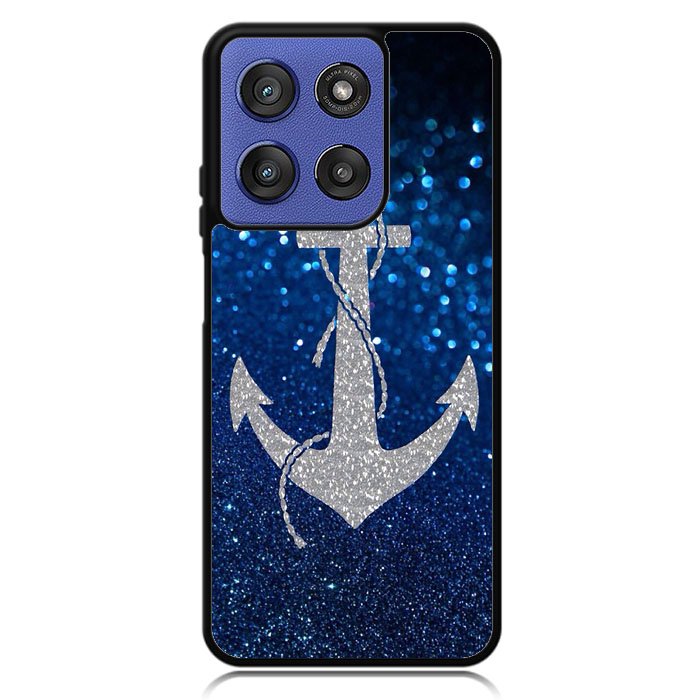 Blue Glitters Anchor Motorola Moto G Stylus 5G 2025 Case OV4188