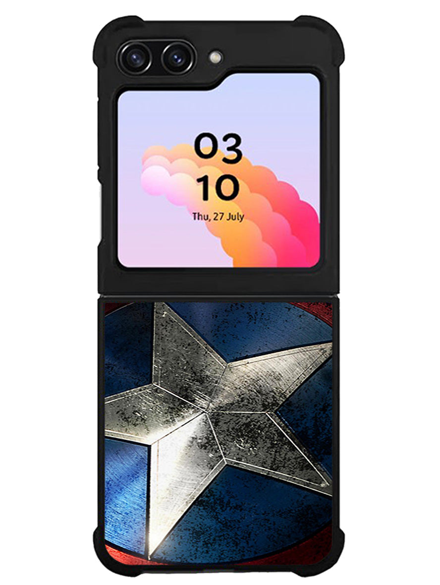Captain America Shield Snap Samsung Galaxy Z Flip 5 5G 2023 Case