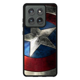 Captain America Shield Snap Motorola Moto Edge 2025 Case