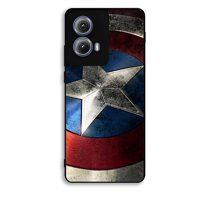 Captain America Shield Snap Motorola Moto Edge 2024 Case OV2405