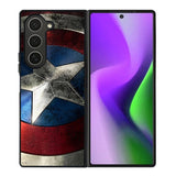Captain America Shield Snap Samsung Galaxy Z Fold 6 Case