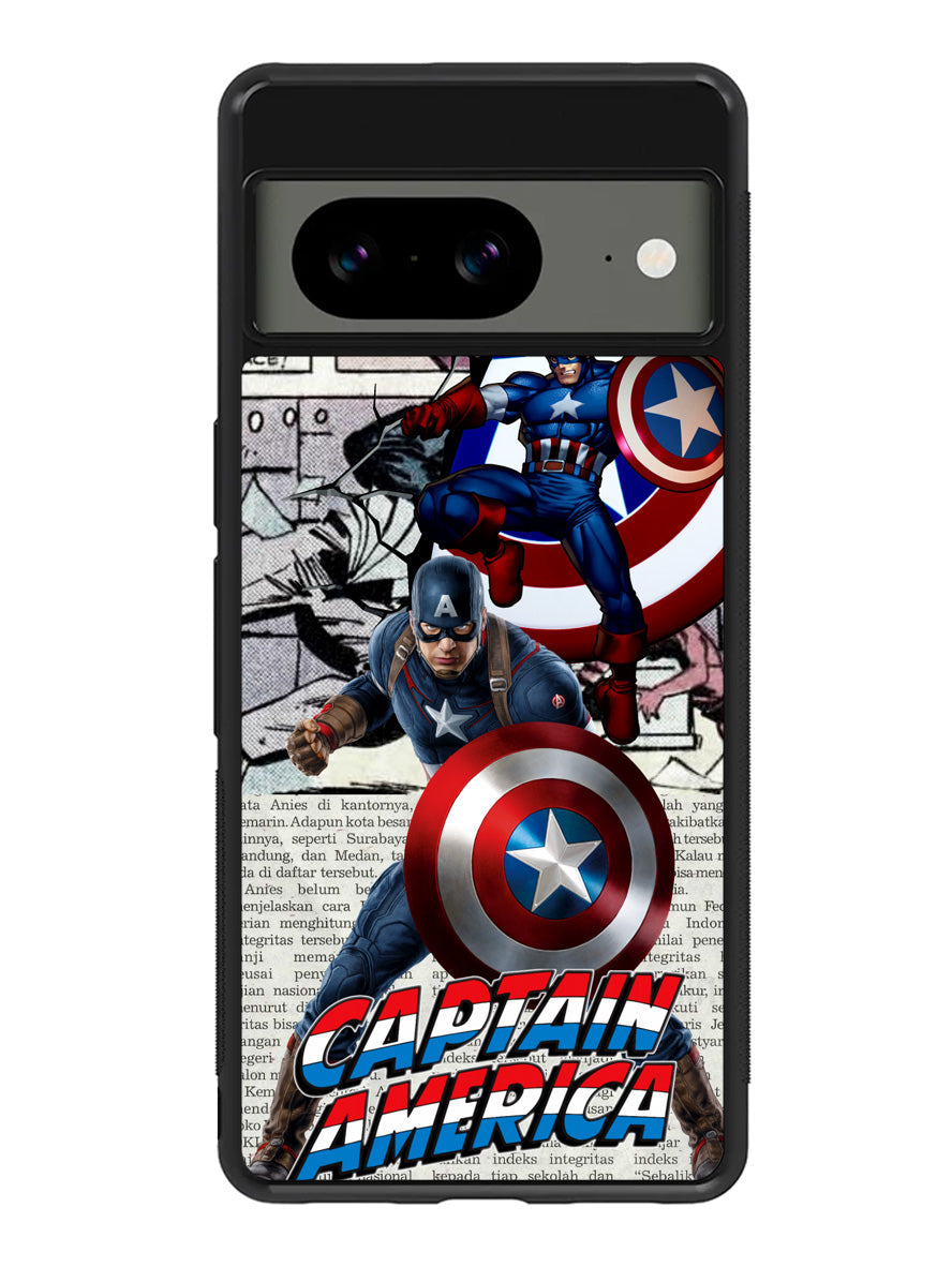 Captain America Marvel DC Comics Google Pixel 8 Case QC4377