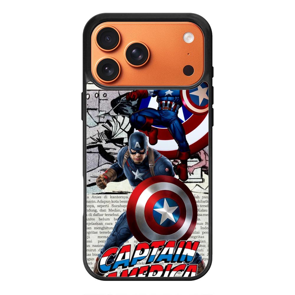 Captain America Marvel DC Comics iPhone 17 Pro Max Case QC4377