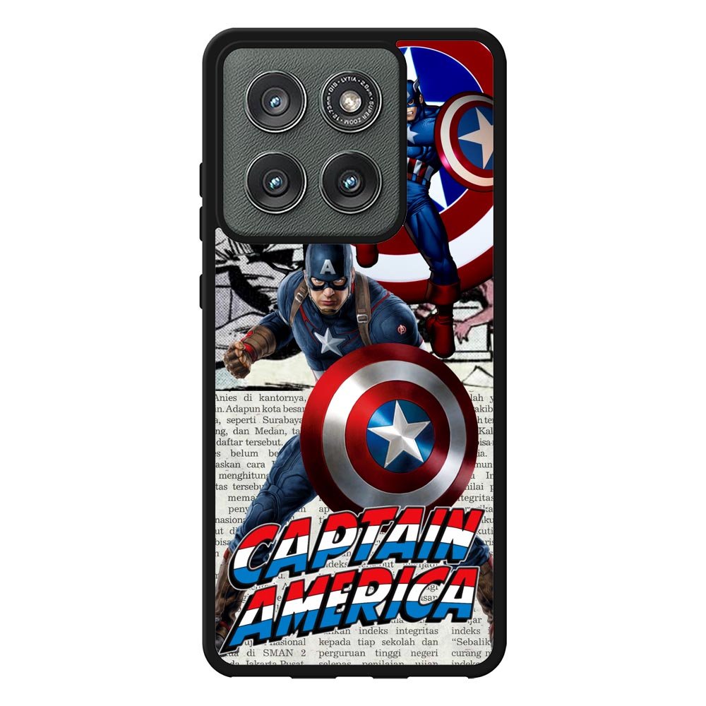 Captain America Marvel DC Comics Motorola Moto Edge 2025 Case QC4377