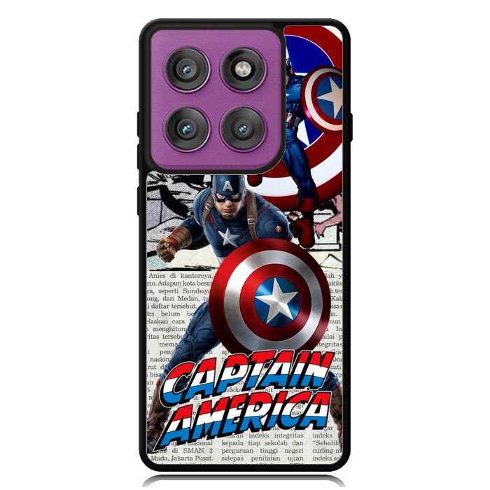 Captain America Marvel DC Comics Motorola Moto Edge 2025 | Moto Edge 60 Fusion | Moto Edge 60 Pro Case OV4377