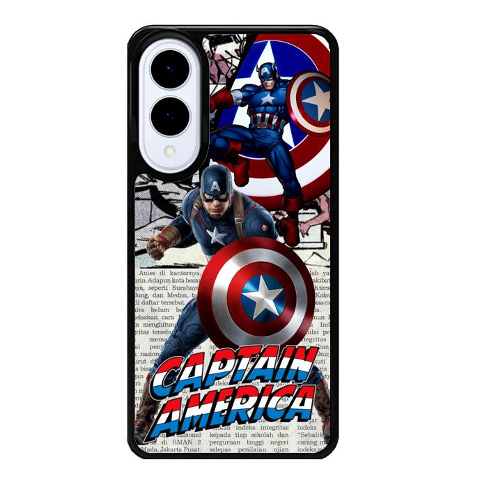 Captain America Marvel DC Comics Samsung Galaxy S25 Edge 5G Case OV4377