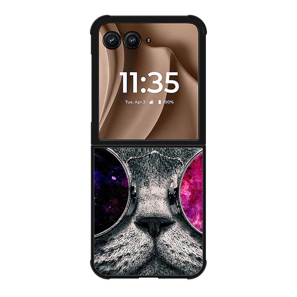 Cat Glasses Motorola Moto RAZR Plus 2025 Case OV4396
