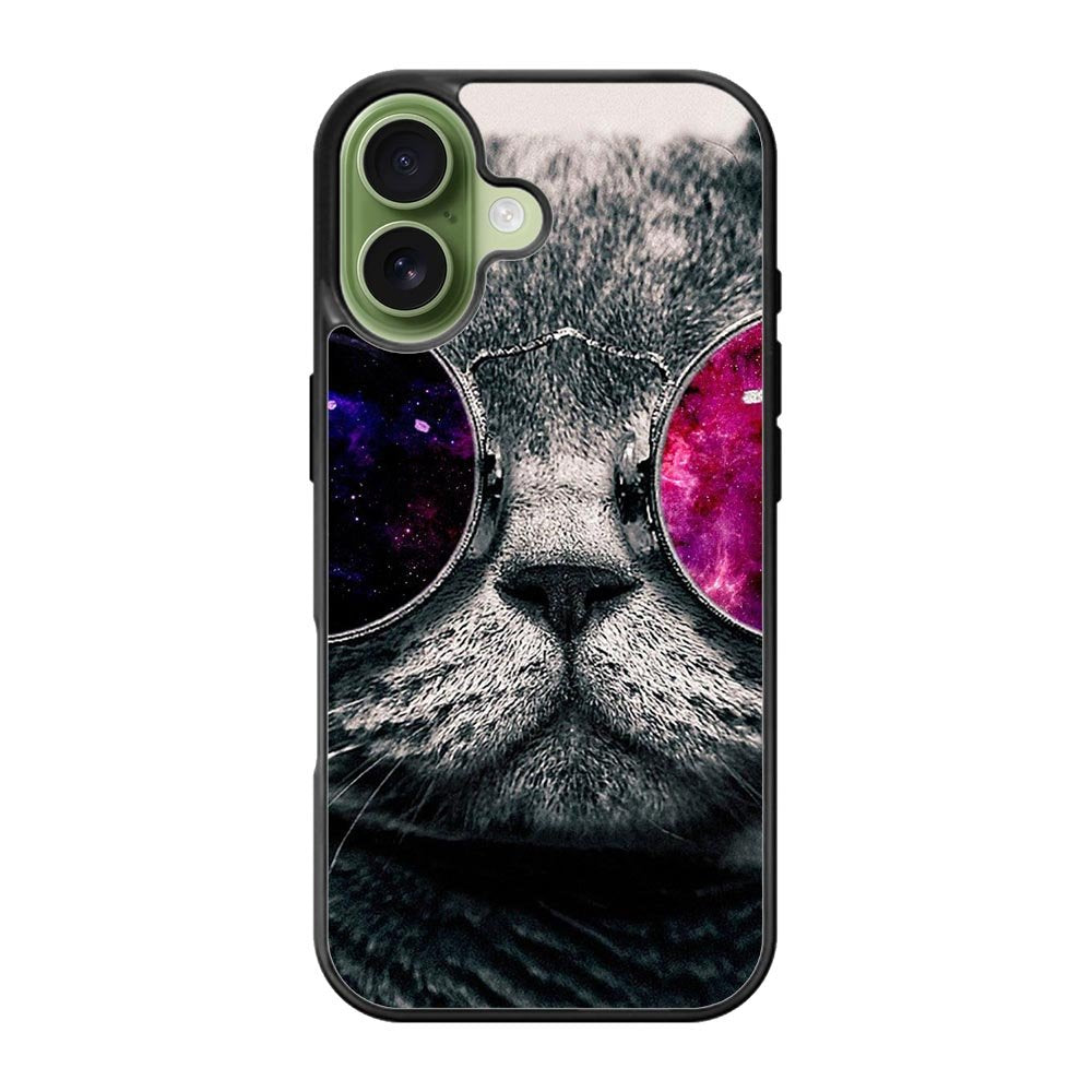 Cat Glasses iPhone 17 Case QC4396