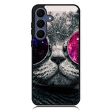 Cat Glasses Samsung Galaxy S25 FE Case OV4396