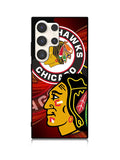 Chicago Blackhawks Logo Samsung Galaxy S25 Ultra 5G Case QC4462