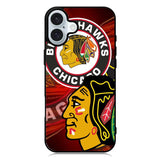Chicago Blackhawks Logo iPhone 16 Plus Case QC4462
