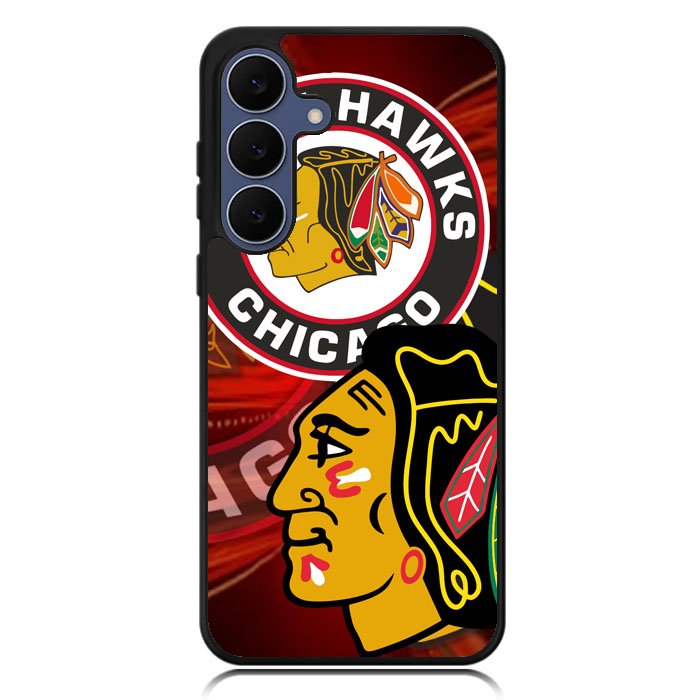 Chicago Blackhawks Logo Samsung Galaxy S25 FE Case OV4462