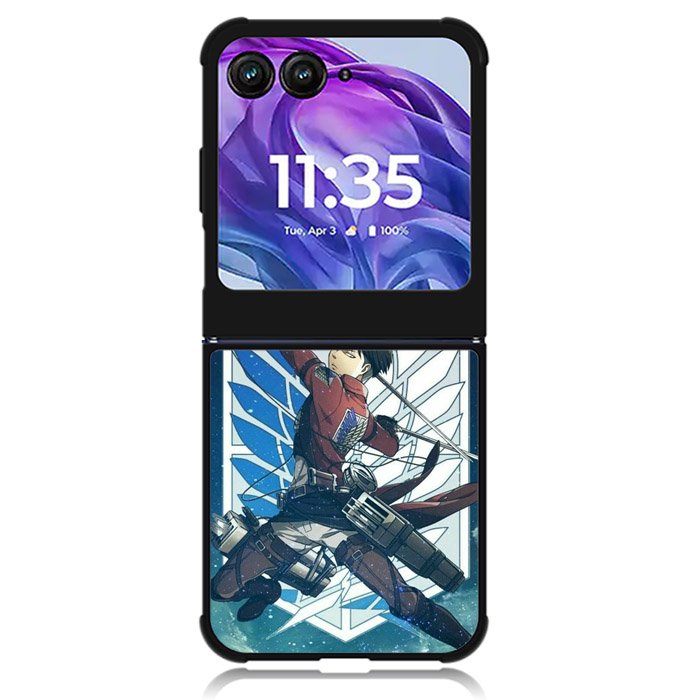 Levi Ackerman Attack on Motorola Moto Razr Plus 2024 , Moto Razr+ 2024 Case OV3505