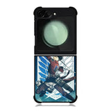 Levi Ackerman Attack on Samsung Galaxy Z Flip 6 5G 2024 Case OV3505