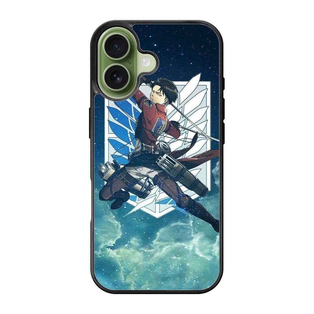 Levi Ackerman Attack on iPhone 17 Case OV3505