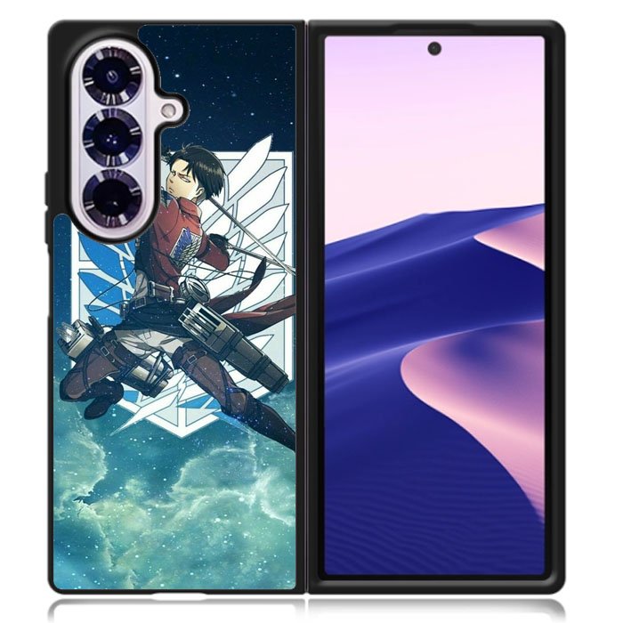 Levi Ackerman Attack on Samsung Galaxy Z Fold 7 Case OV3505
