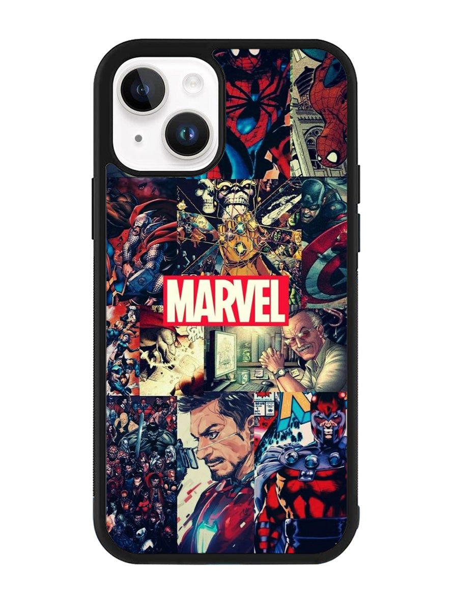 Marvel Comic Heroes iPhone 14 Plus Case QC3351