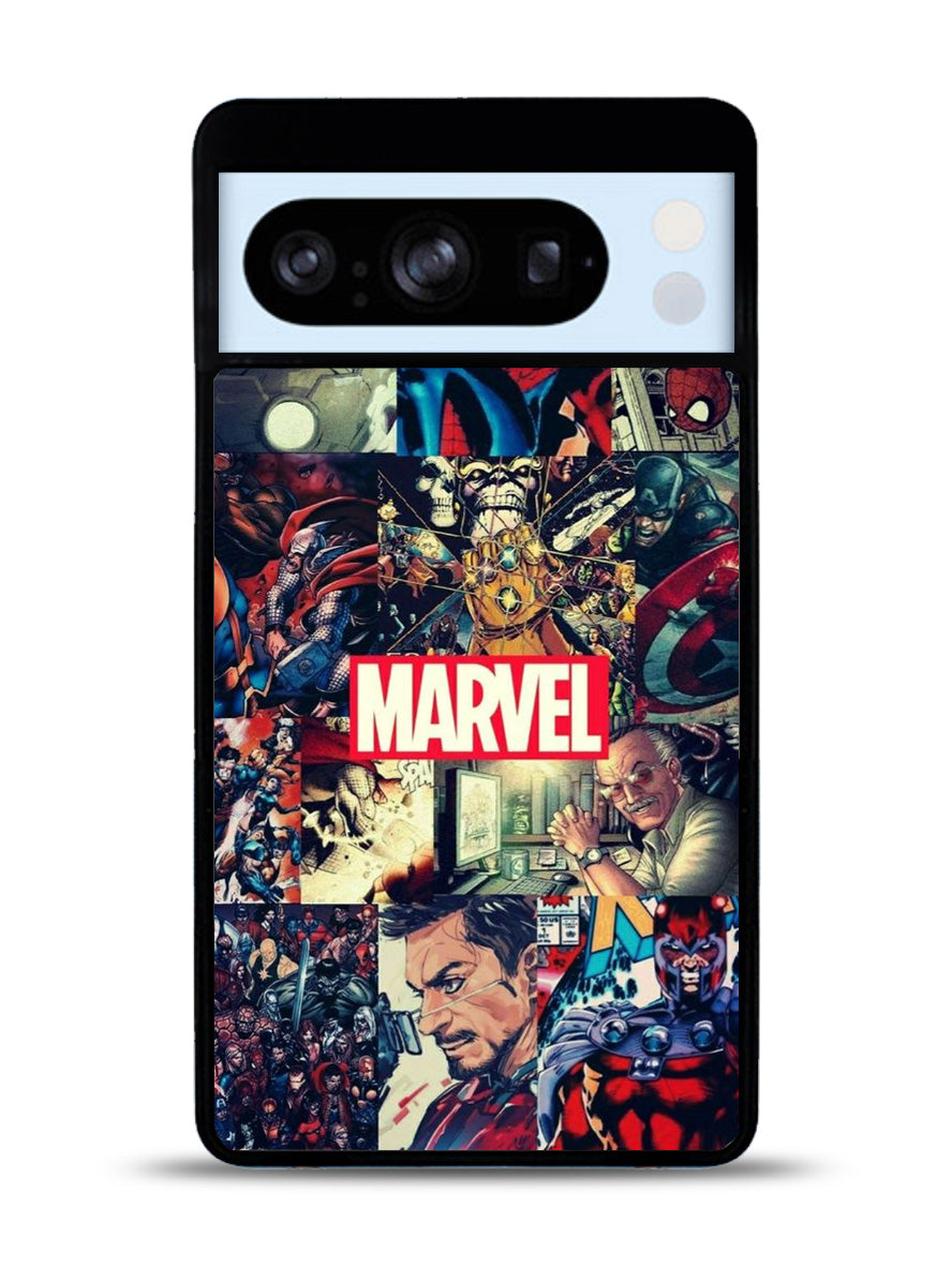 Marvel Comic Heroes Google Pixel 8 Pro Case QC3351